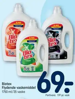 REMA 1000 Biotex Flydende vaskemiddel tilbud