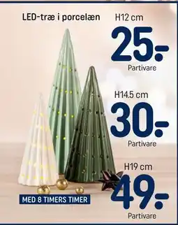 REMA 1000 LED-træ i porcelæn tilbud