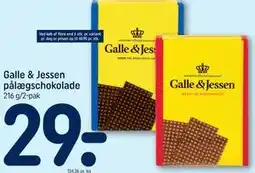REMA 1000 Galle & Jessen pålægschokolade tilbud