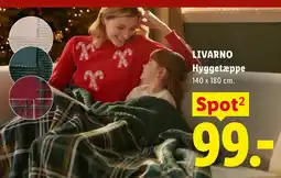 Lidl Livarno Hyggetæppe tilbud