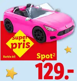 Lidl Barbie bil tilbud