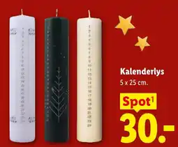 Lidl Kalenderlys tilbud