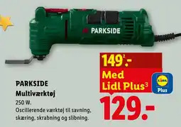 Lidl Parkside Multiværktøj tilbud