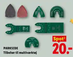 Lidl Parkside tilbehør til multiværktøj tilbud
