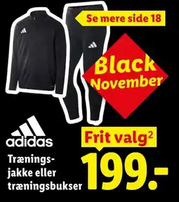 Lidl adidas Træningsjakke eller træningsbukser tilbud