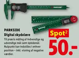 Lidl Parkside digital skydelære tilbud