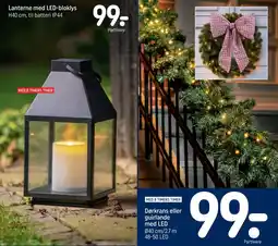 REMA 1000 Lanterne med LED-bloklys tilbud