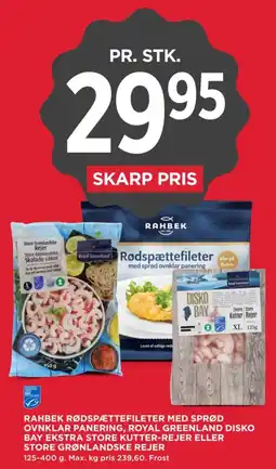 MENY Rahbek rødspættefileter med sprød ovnklar panering tilbud