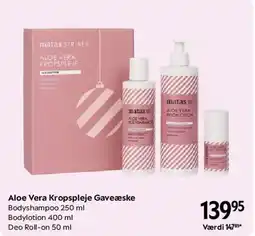 Matas Aloe Vera Kropspleje Gaveæske tilbud