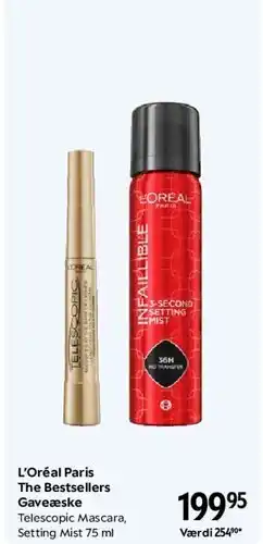 Matas L'Oréal Paris The Bestsellers Gaveæske tilbud