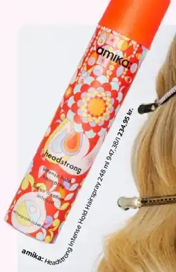 Matas amika Headstrong intense Hold Hairspray tilbud
