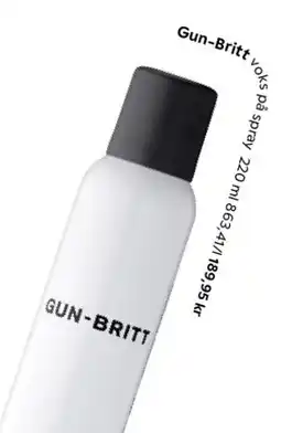 Matas GUN-BRITT Dry Wax Spray tilbud
