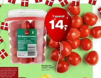 Kvickly Mini blomme tomater tilbud