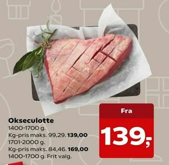 Kvickly Okseculotte tilbud
