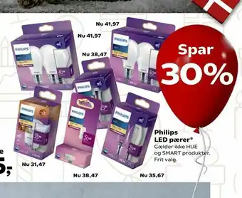 Kvickly Philips LED pærer tilbud