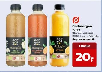 Kvickly Godmorgen juice tilbud