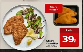 Kvickly Stegt fiskefilet tilbud