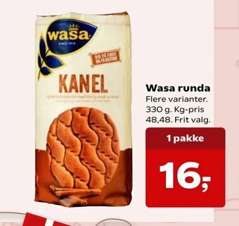 Kvickly Wasa runda tilbud