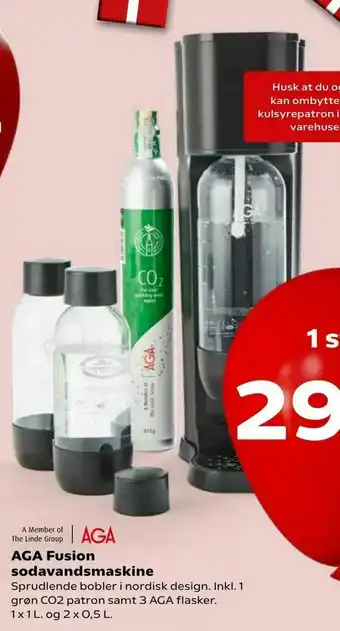 AGA Fusion sodavandsmaskine