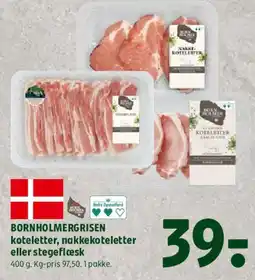 Coop 365 Bornholmergrisen koteletter, nakkekoteletter eller stegeflæsk tilbud