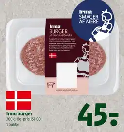 Coop 365 Irma burger tilbud