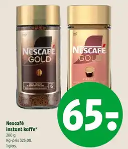 Coop 365 Nescafé instant kaffe tilbud