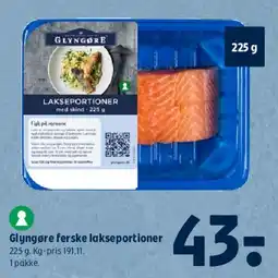Coop 365 Glyngøre ferske lakseportioner tilbud