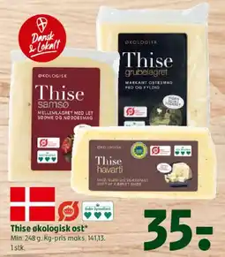 Coop 365 Thise økologisk ost tilbud