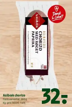 Coop 365 Aalbæk chorizo tilbud
