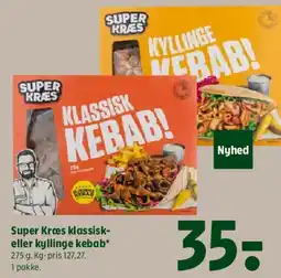 Coop 365 Super Kræs klassisk- eller kyllinge kebab tilbud