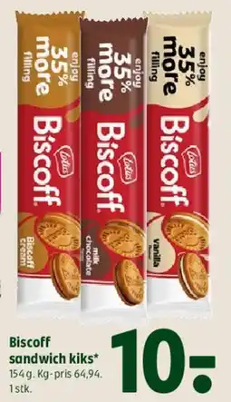 Coop 365 Biscoff sandwich kiks tilbud