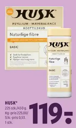 Coop 365 HUSK psyllium - Mavebalance tilbud