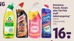 Coop 365 Domestos, Frosch, Harpic eller The Pink Stuff toiletrengøring tilbud