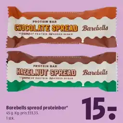 Coop 365 Barebells spread proteinbar tilbud