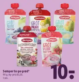 Coop 365 Semper to go grød tilbud