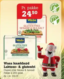Poetzsch Padborg Wasa knækbrød - laktose & glutenfri tilbud