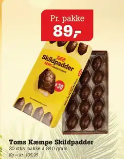 Poetzsch Padborg Toms Kæmpe Skildpadder tilbud