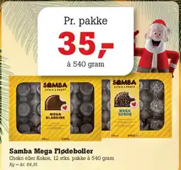 Poetzsch Padborg Samba Mega Flødeboller tilbud
