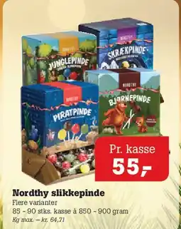 Poetzsch Padborg Nordthy slikkepinde tilbud
