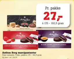 Poetzsch Padborg Anthon Berg marcipantærter tilbud