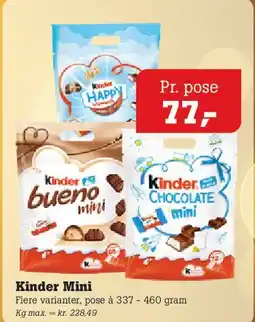 Poetzsch Padborg Kinder Mini tilbud