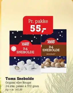 Poetzsch Padborg Toms Snebolde tilbud