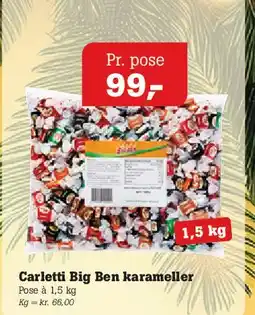Poetzsch Padborg Carletti Big Ben karameller tilbud