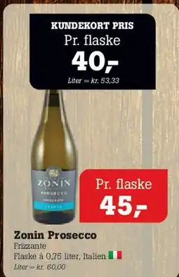 Poetzsch Padborg Zonin Prosecco tilbud
