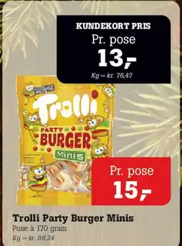 Poetzsch Padborg Trolli Party Burger Minis tilbud