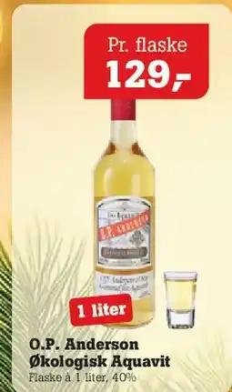 Poetzsch Padborg O.P. Anderson Økologisk Aquavit tilbud