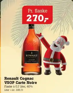 Poetzsch Padborg Renault Cognac VSOP Carte Noire tilbud