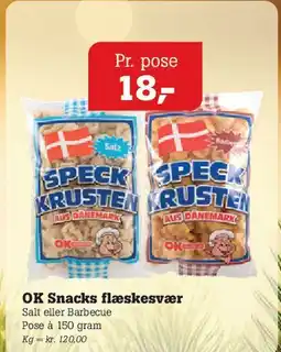 Poetzsch Padborg OK Snacks flæskesvær tilbud