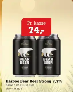 Poetzsch Padborg Harboe Bear Beer Strong 7,7% tilbud