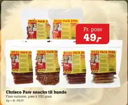 Poetzsch Padborg Chrisco Paw snacks til hunde tilbud